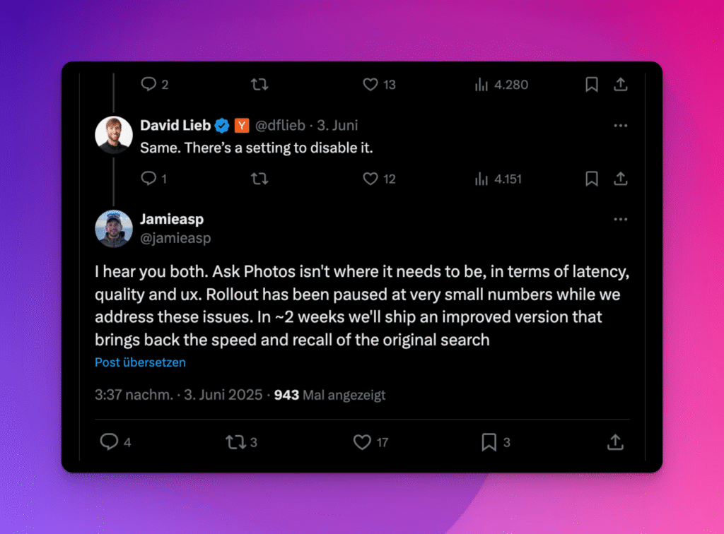 Twitter X Message Google Ask Photos