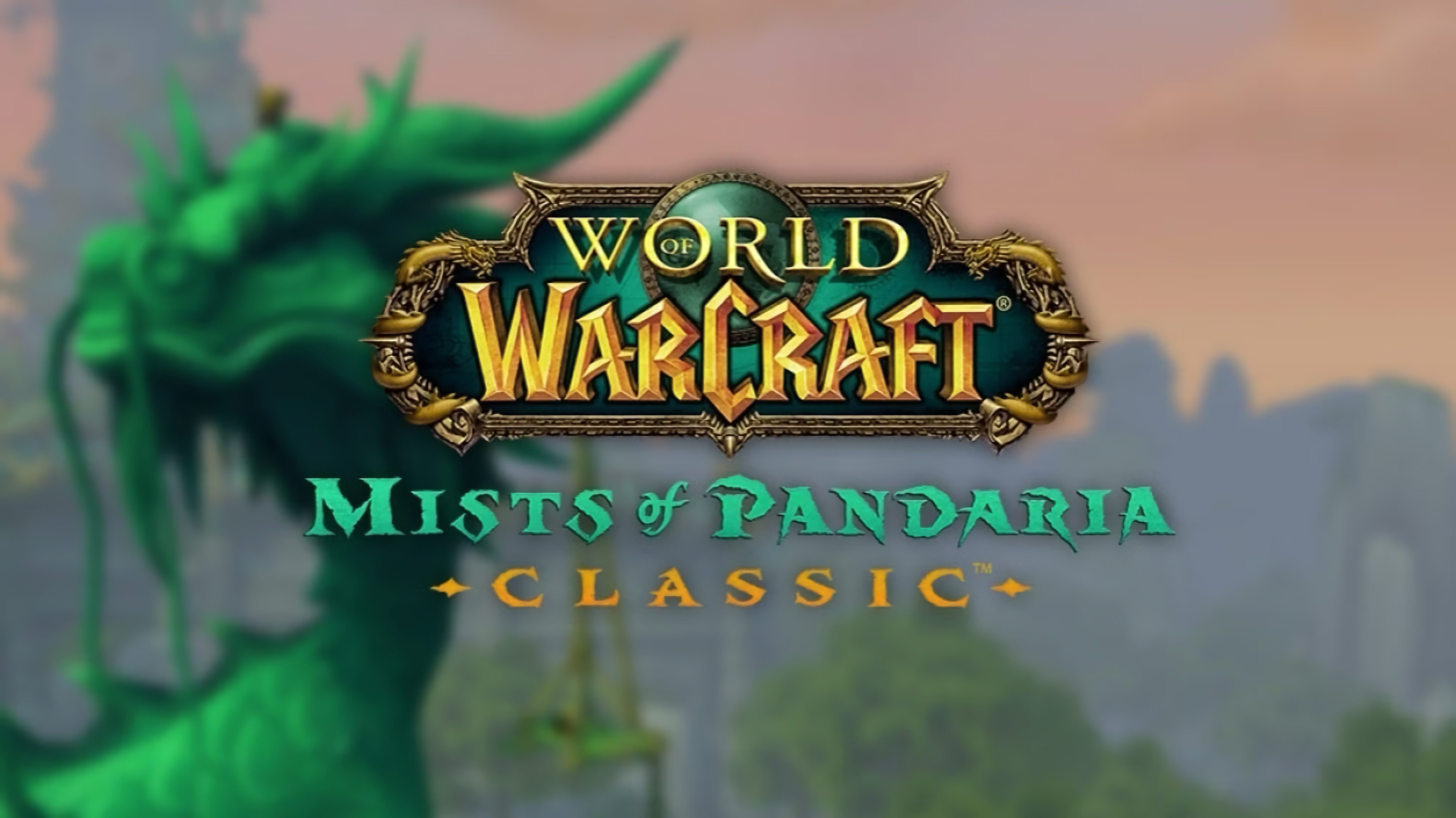 World of Warcraft- Mists of Pandaria Classic