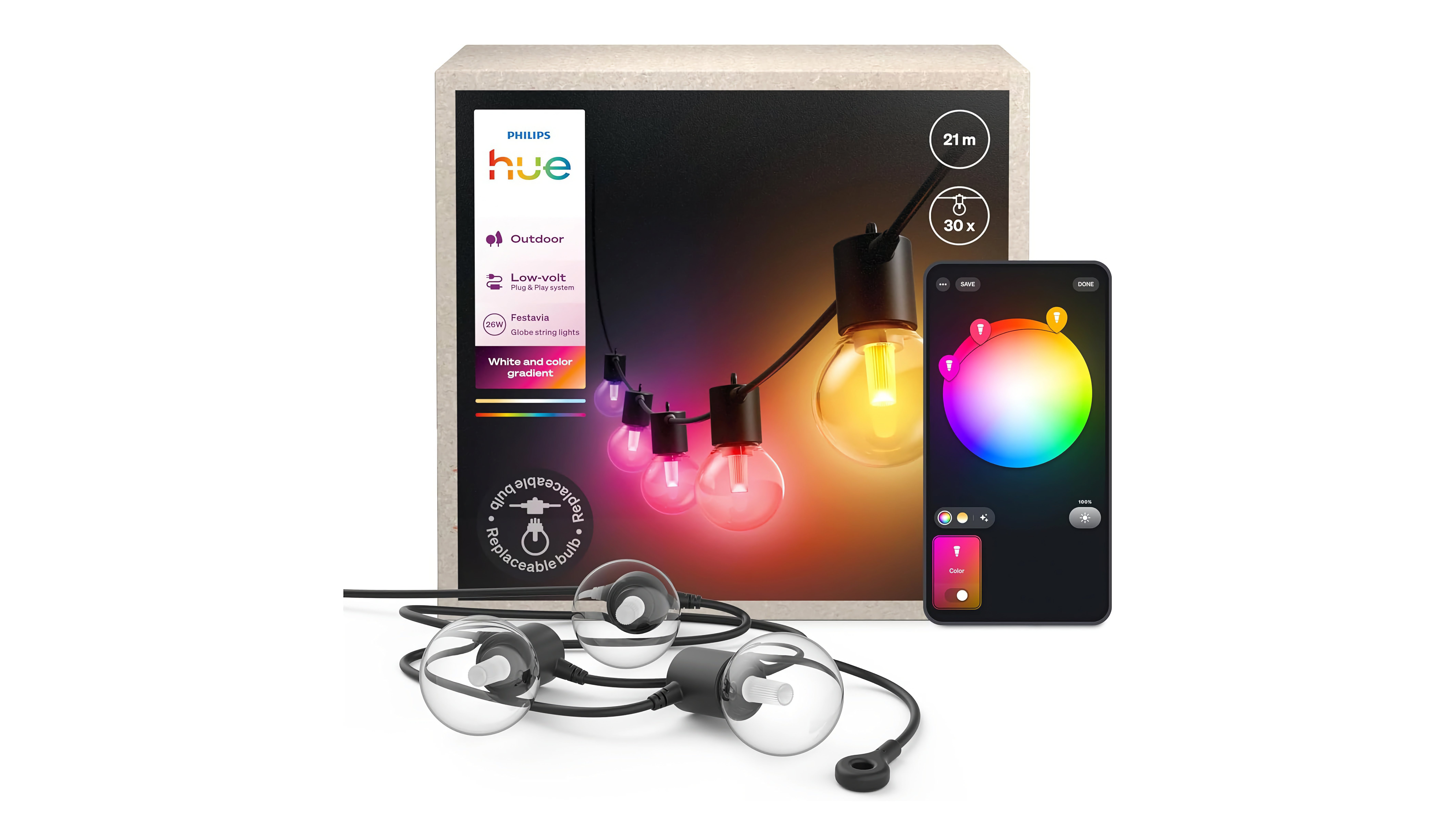 Philips Hue Festavia Globe