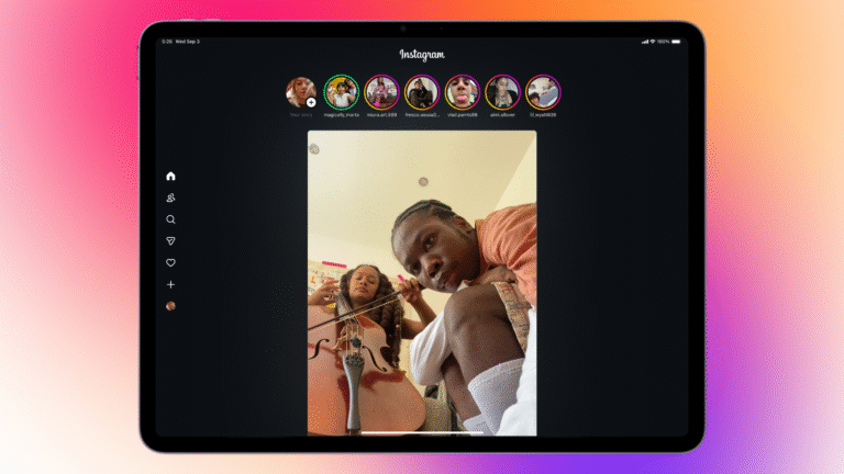Instagram iPad App Reels
