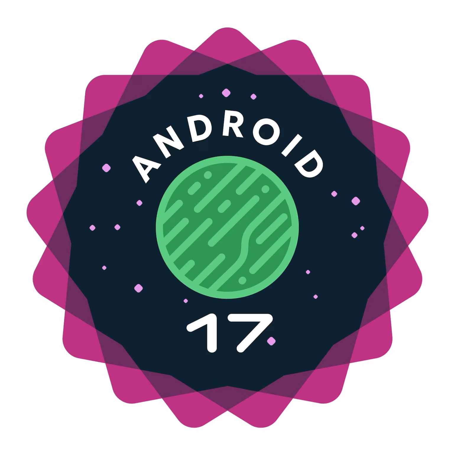 Android 17 Beta Badge – offizielles Logo der neuen Android-Version